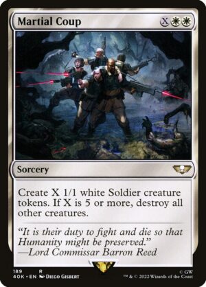 Martial Coup<br /><span class="collector-number">Collector No. 189</span>