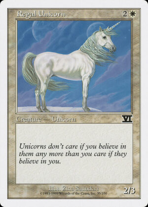 Regal Unicorn<br /><span class="collector-number">Collector No. 35</span>