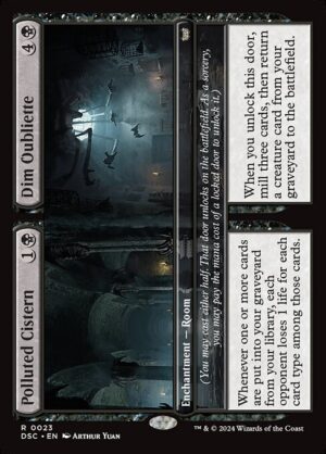 Polluted Cistern // Dim Oubliette<br /><span class="collector-number">Collector No. 23</span>
