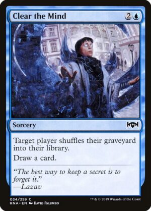 Clear the Mind<br /><span class="collector-number">Collector No. 34</span>