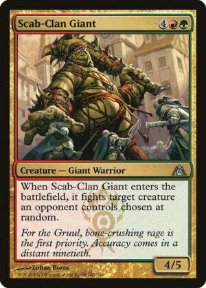 Scab-Clan Giant<br /><span class="collector-number">Collector No. 101</span>