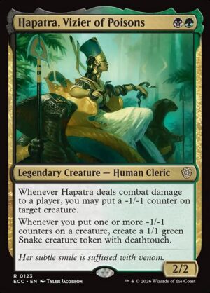 Hapatra, Vizier of Poisons<br /><span class="collector-number">Collector No. 123</span>