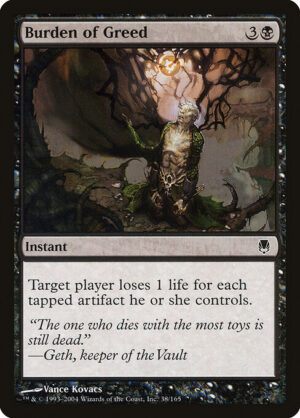 Burden of Greed<br /><span class="collector-number">Collector No. 38</span>