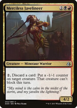 Merciless Javelineer<br /><span class="collector-number">Collector No. 202</span>