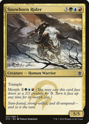 Snowhorn Rider<br /><span class="collector-number">Collector No. 201</span>
